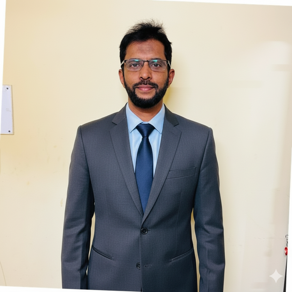 Portrait of L K Monu Borkala